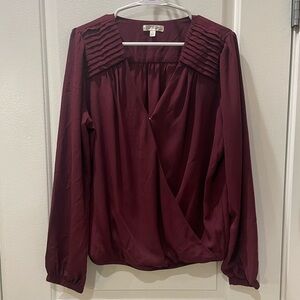 NEW…Nine Britton Kimberly Surplice Blouse